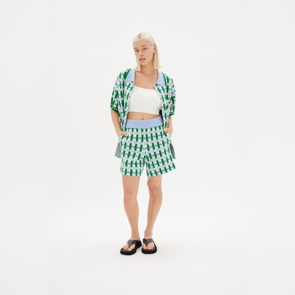 LMND Cala Short Sleeve Shirt in Geo - Picture 1 of 16